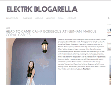 Tablet Screenshot of electricblogarella.com